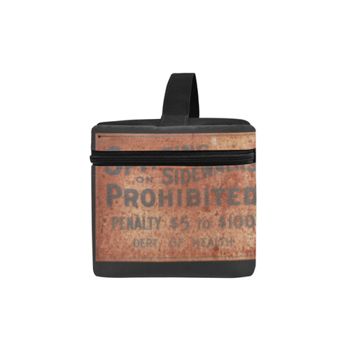 Spitting prohibited, penalty, photo Lunch Bag/Large (Model 1658)