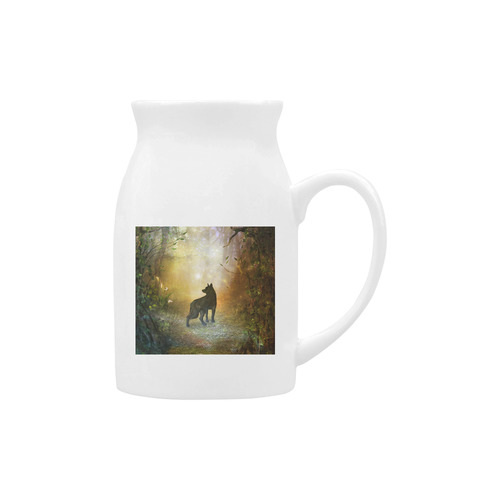 Teh lonely wolf Milk Cup (Large) 450ml