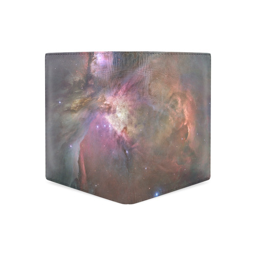 Orion Nebula Hubble 2006 Men's Leather Wallet (Model 1612)