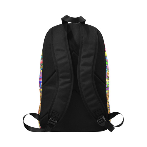 Peace Mandala Fabric Backpack for Adult (Model 1659)