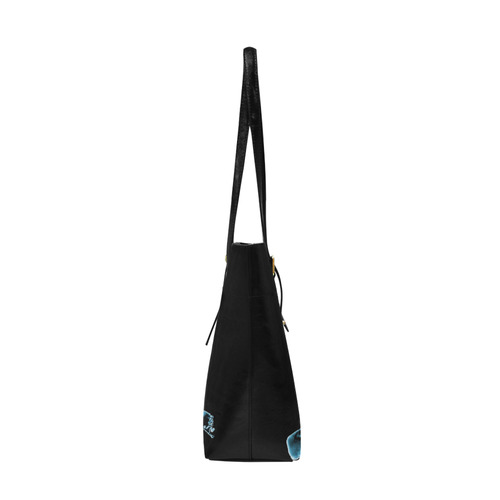 Big Moon Mountain Blue Euramerican Tote Bag/Large (Model 1656)