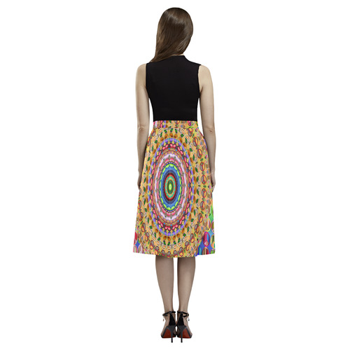 Peace Mandala Aoede Crepe Skirt (Model D16)