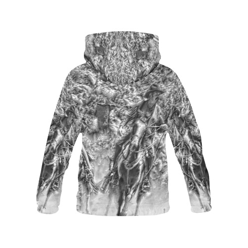 Wild West by Martina Webster All Over Print Hoodie for Women (USA Size) (Model H13)