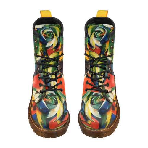 The Mandrill by Franz Marc High Grade PU Leather Martin Boots For Women Model 402H