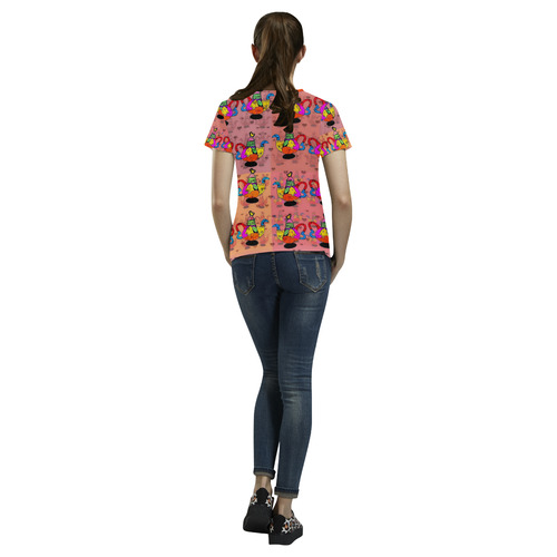 Marvelous by Nico Bielow All Over Print T-Shirt for Women (USA Size) (Model T40)