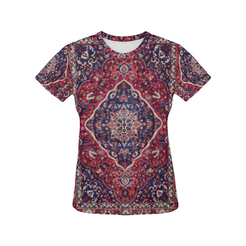 Vintage Persian Floral Rug