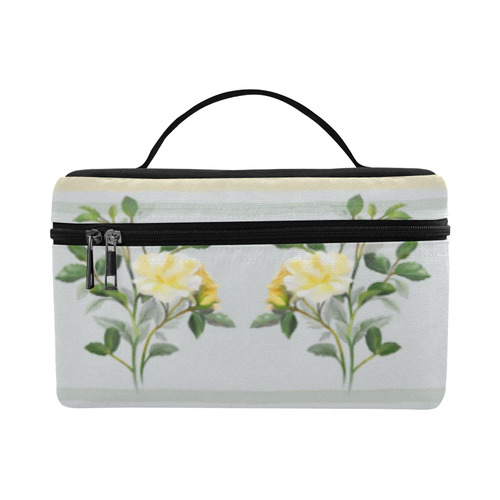 Yellow roses, floral watercolor Lunch Bag/Large (Model 1658)