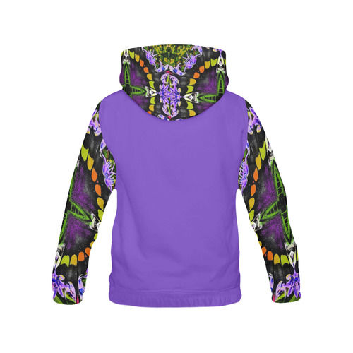 Butterfly Pattern by Martina Webster All Over Print Hoodie for Women (USA Size) (Model H13)