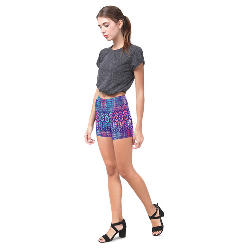 Tribal Rainbow Shorts Briseis Skinny Shorts (Model L04)