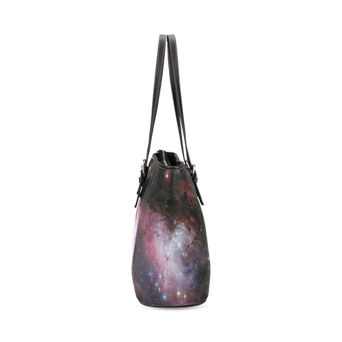 Eagle Nebula Leather Tote Bag/Large (Model 1640)