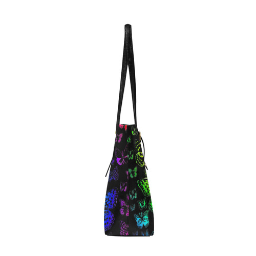 Rainbow Butterflies Euramerican Tote Bag/Large (Model 1656)