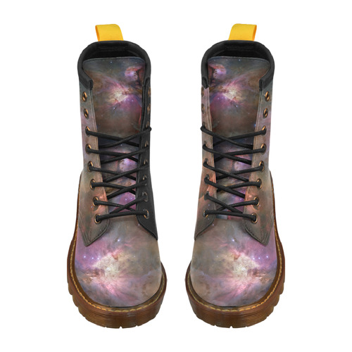 Orion Nebula Hubble 2006 High Grade PU Leather Martin Boots For Women Model 402H