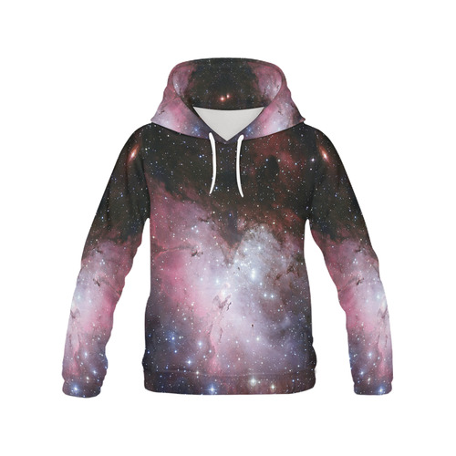 Eagle Nebula All Over Print Hoodie for Women (USA Size) (Model H13)