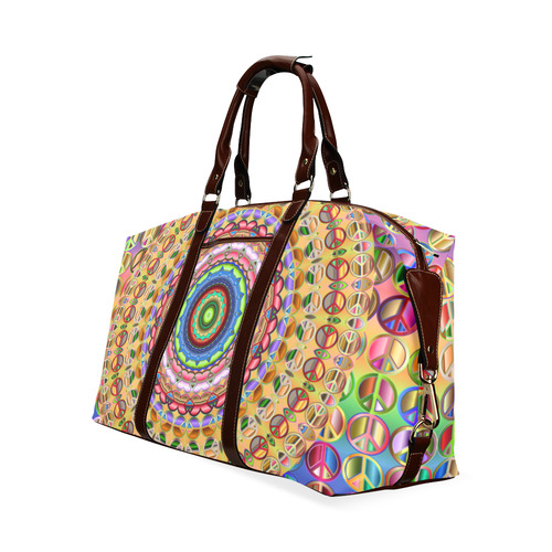 Peace Mandala Classic Travel Bag (Model 1643) Remake