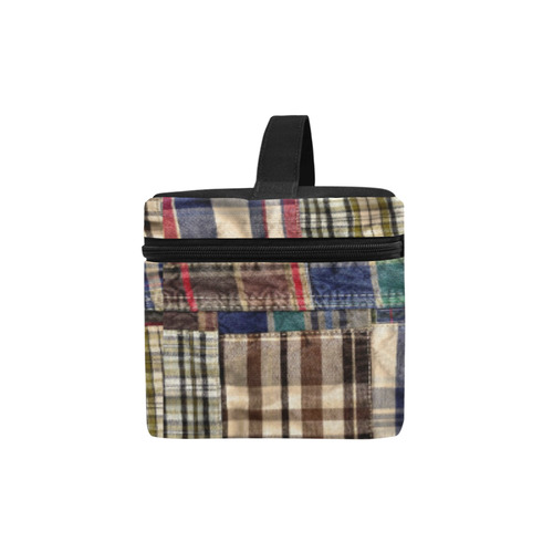 patchwork plaid / tartan Lunch Bag/Large (Model 1658)