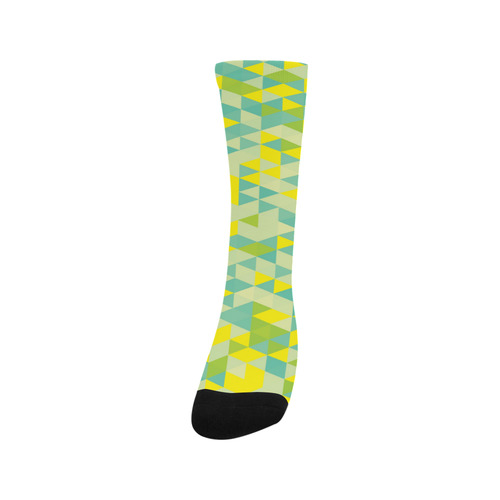 Artistic knee Socks : retro Green / DESIGN SHOP Trouser Socks