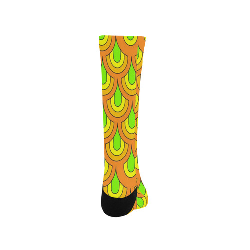 Retro Pattern 1970 Trouser Socks