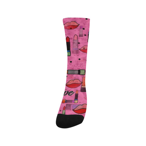 Lipstick Popart by Nico Bielow Trouser Socks