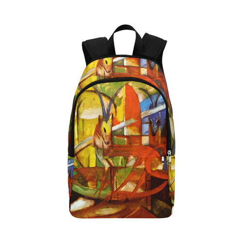 Gazelles by Franz Marc Fabric Backpack for Adult (Model 1659)