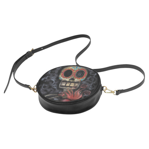 Sacred heart Round Sling Bag (Model 1647)