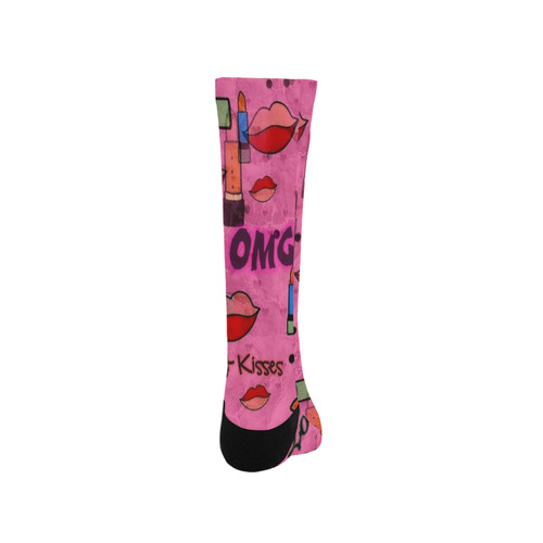 Lipstick Popart by Nico Bielow Trouser Socks