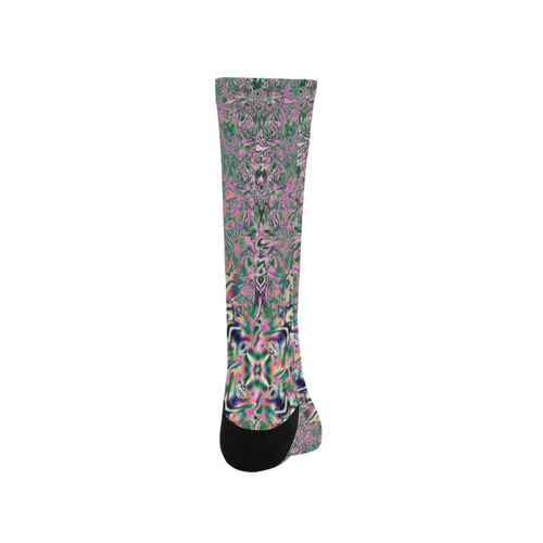 Watercolor Holograms Fractal Abstract Trouser Socks