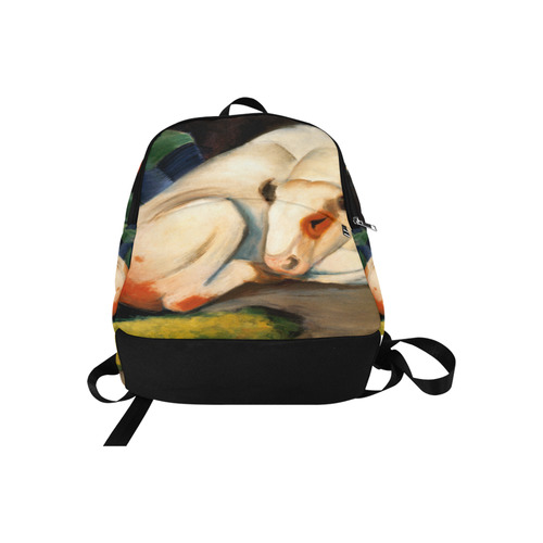 The Bull by Franz Marc Fabric Backpack for Adult (Model 1659)