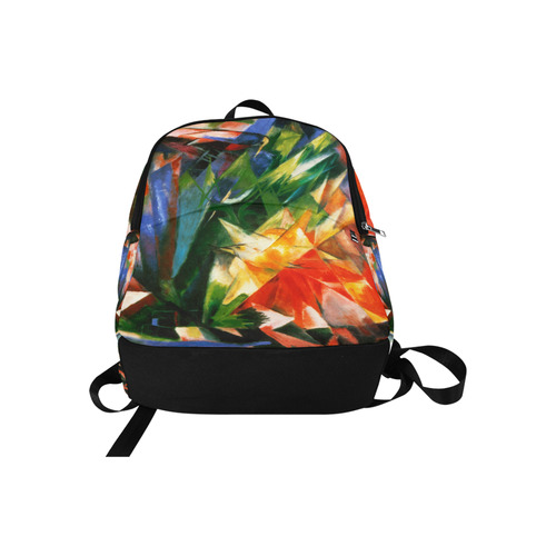 Birds by Franz Marc Fabric Backpack for Adult (Model 1659)