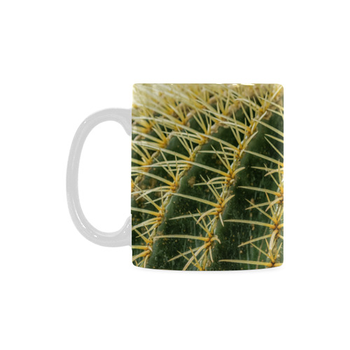 Photography Art - Cactus green yellow White Mug(11OZ)