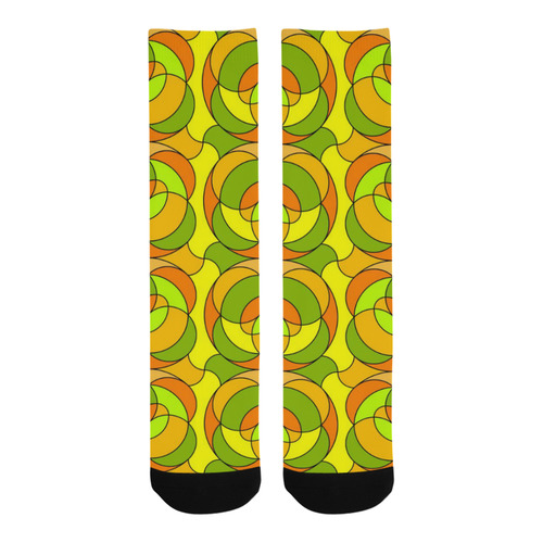Retro Pattern 1973 A by JamColors Trouser Socks