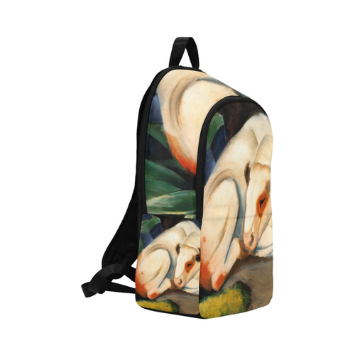 The Bull by Franz Marc Fabric Backpack for Adult (Model 1659)