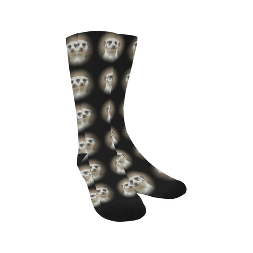 cute animal drops - Meerkat by JamColors Trouser Socks