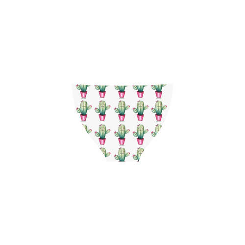 pattern cactus Custom Bikini Swimsuit (Model S01)