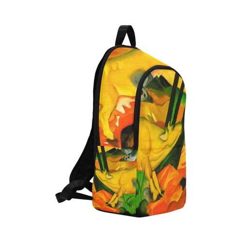 The Yellow Cow by Franz Marc Fabric Backpack for Adult (Model 1659)