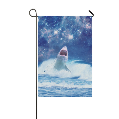 STAR KILLER shark Garden Flag 12‘’x18‘’（Without Flagpole）