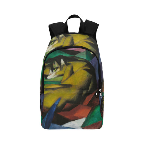 The Tiger by Franz Marc Fabric Backpack for Adult (Model 1659)