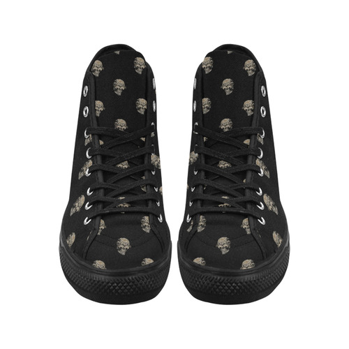 sparkling skulls by JamColors Vancouver H Women's Canvas Shoes (1013-1)