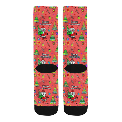 Merry Chrismas by Nico Bielow Trouser Socks