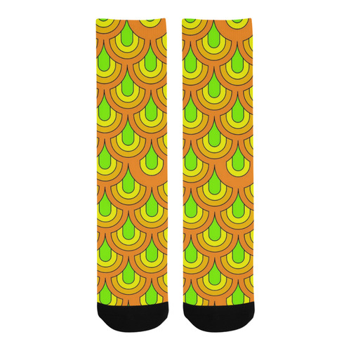 Retro Pattern 1970 Trouser Socks