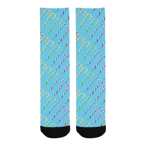 candy canes Trouser Socks