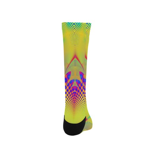 Summers Tropical Awakening Fractal Abstract Trouser Socks