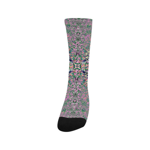 Watercolor Holograms Fractal Abstract Trouser Socks