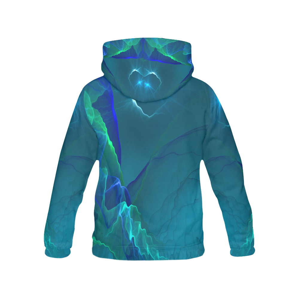 Abstract night All Over Print Hoodie for Women (USA Size) (Model H13