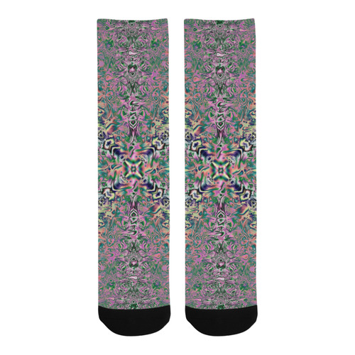 Watercolor Holograms Fractal Abstract Trouser Socks