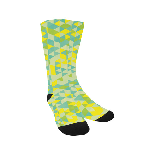 Artistic knee Socks : retro Green / DESIGN SHOP Trouser Socks