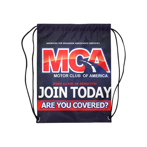 MCA Medium Drawstring Bag Model 1604 (Twin Sides) 13.8"(W) * 18.1"(H)