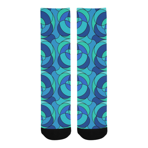 Retro Pattern 1973 C by JamColors Trouser Socks