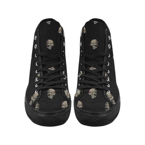 sparkling skulls C by JamColors Vancouver H Women's Canvas Shoes (1013-1)