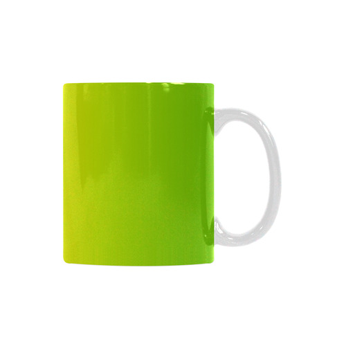 Rastafari Gradient Green Yellow Red White Mug(11OZ)