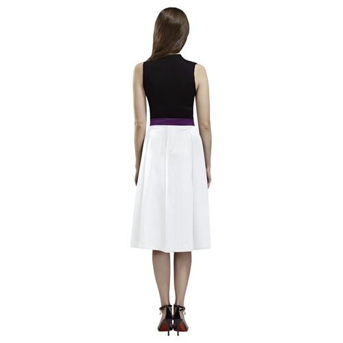 Feathers purple / Original designers skirt Aoede Crepe Skirt (Model D16)